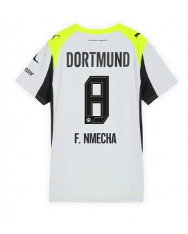 Billige Fotballdrakt Borussia Dortmund Felix Nmecha #8 Replika Bortedrakt Dame 2025-26 Kortermet